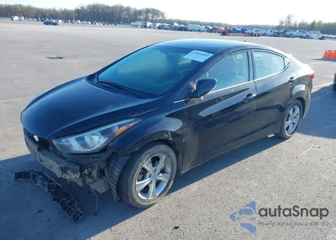 2016 Hyundai Elantra Value Edition из США, поврежденный, VIN 5NPDH4AEXGH740020